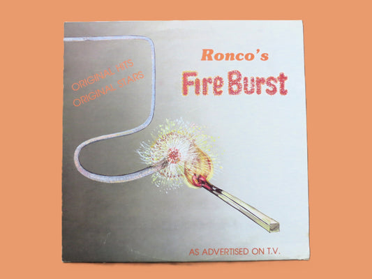 FIRE BURST, Ronco Records, Vintage Album, 1980 Record, Vinyl Lp
