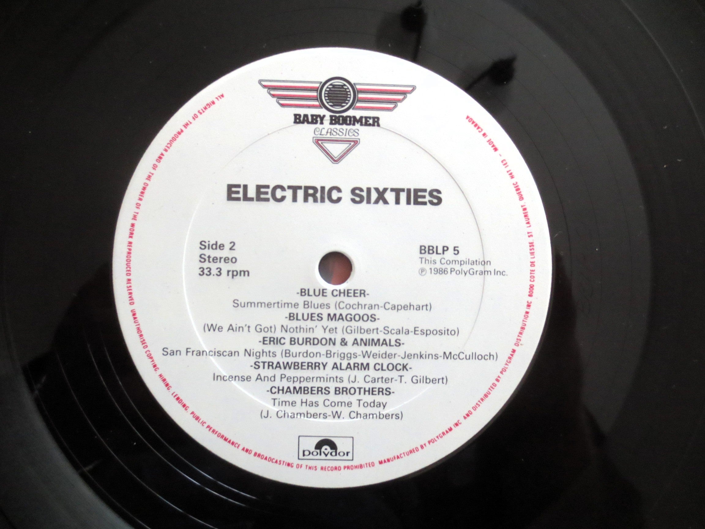 Electric Sixties – Baby Boomer Classics (1986) Vinyl LP