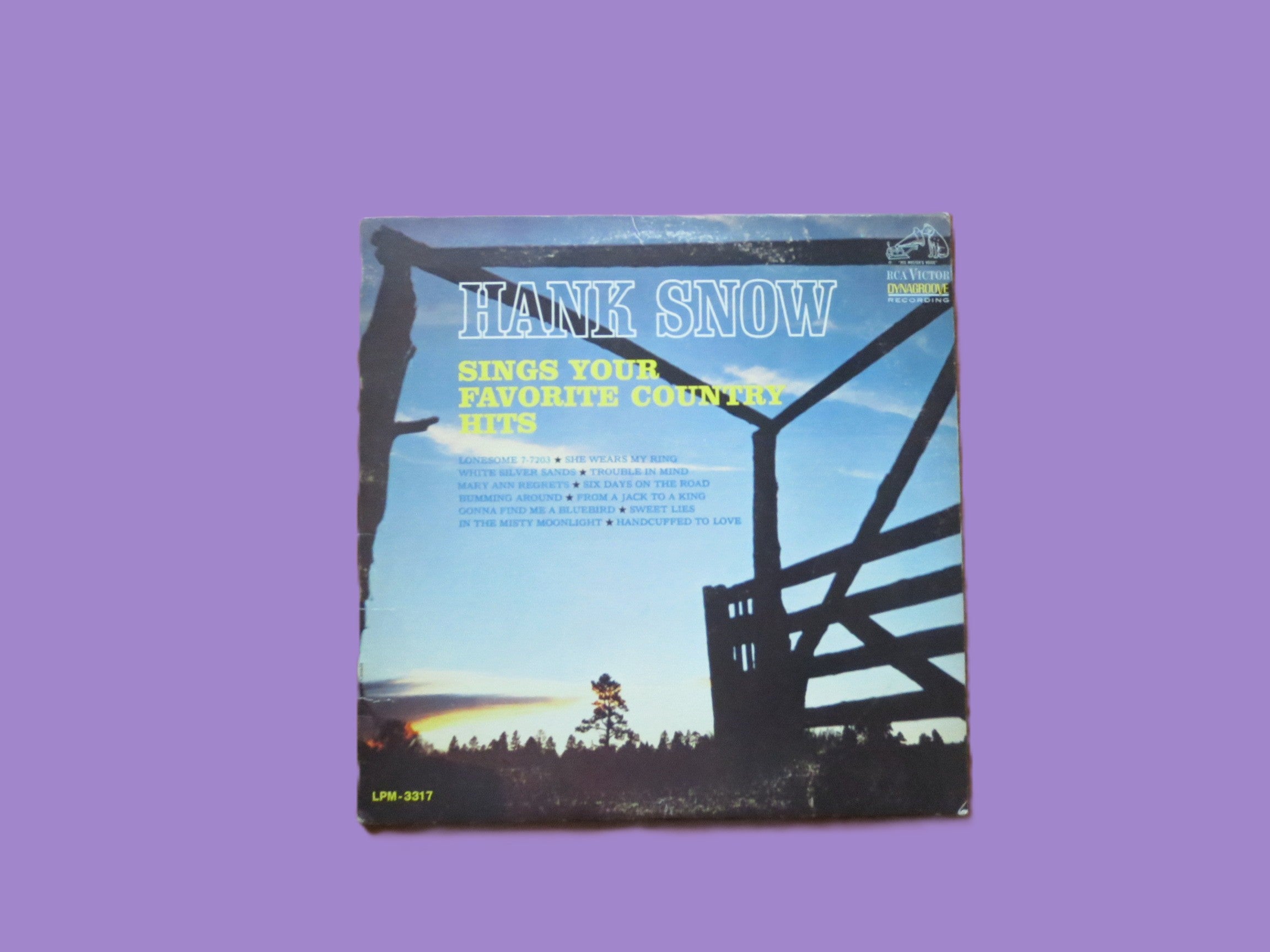 Hank Snow – Sings Your Favorite Country Hits (1965) Vinyl LP