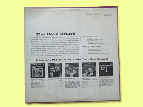 Bobby Bare – The Best of Bobby Bare (1966) Vinyl LP