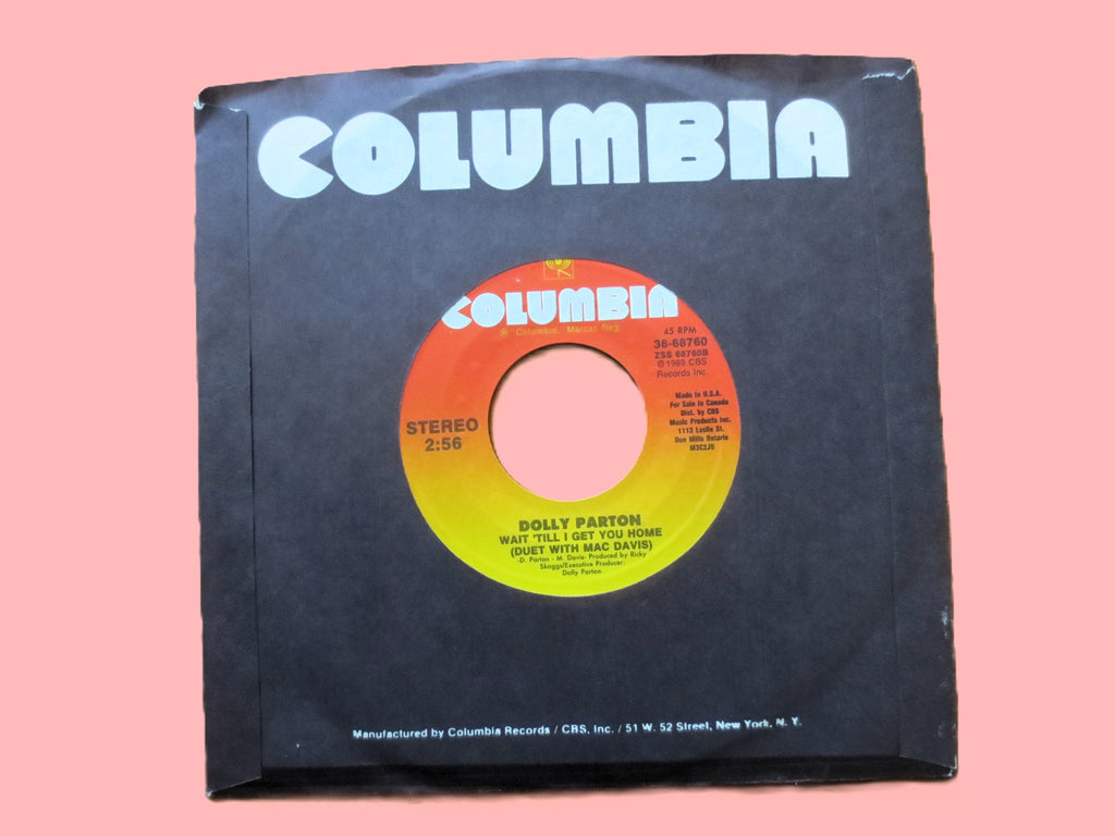 Dolly Parton & Mac Davis – Wait Till I Get You Home (1980) 45 RPM Vinyl