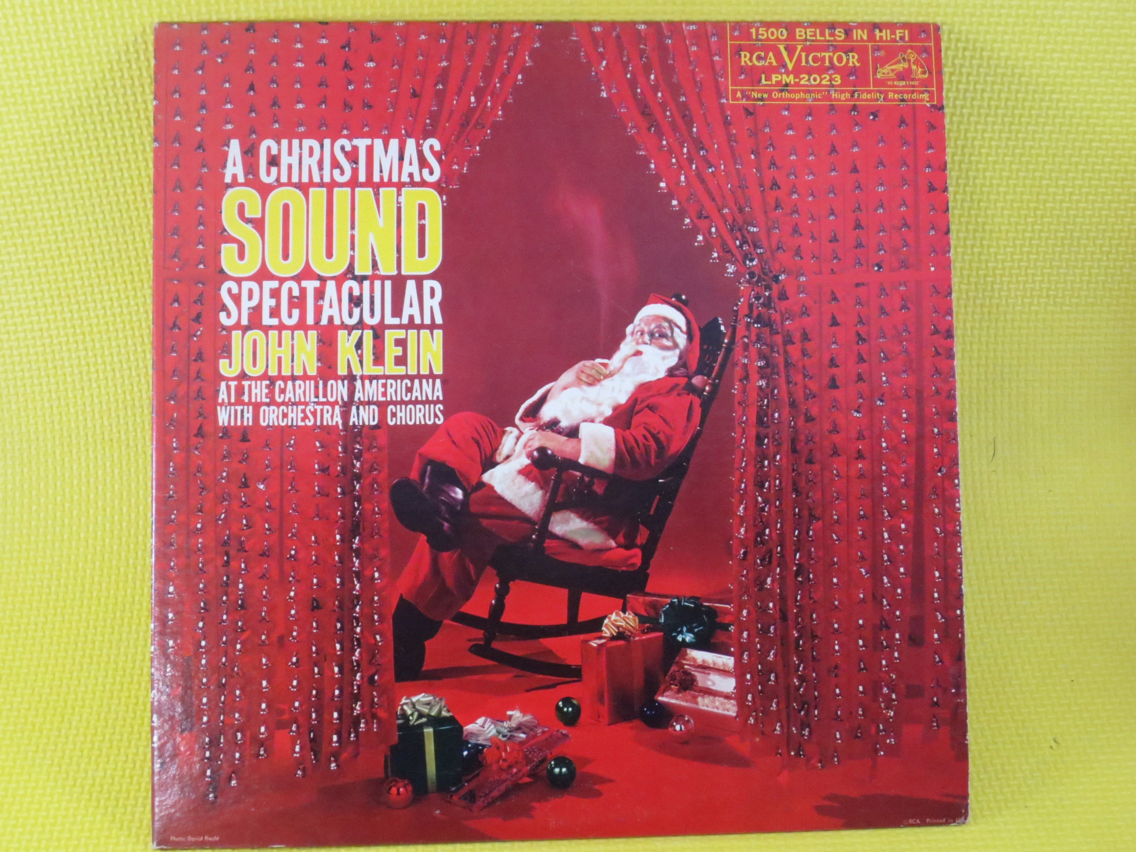 JOHN KLEIN, A Christmas Sound Spectacular, Vintage Album, 1959 Record, Vinyl Lp