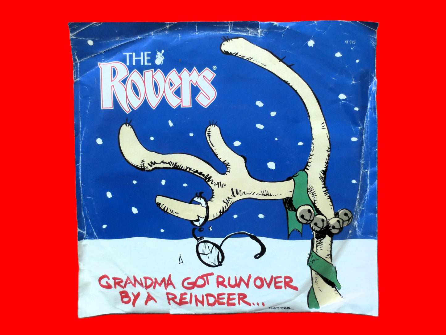 GRANDMA Got Run Over by a REINDEER, The Irish Rovers, 45 RPM, 1982 Record
