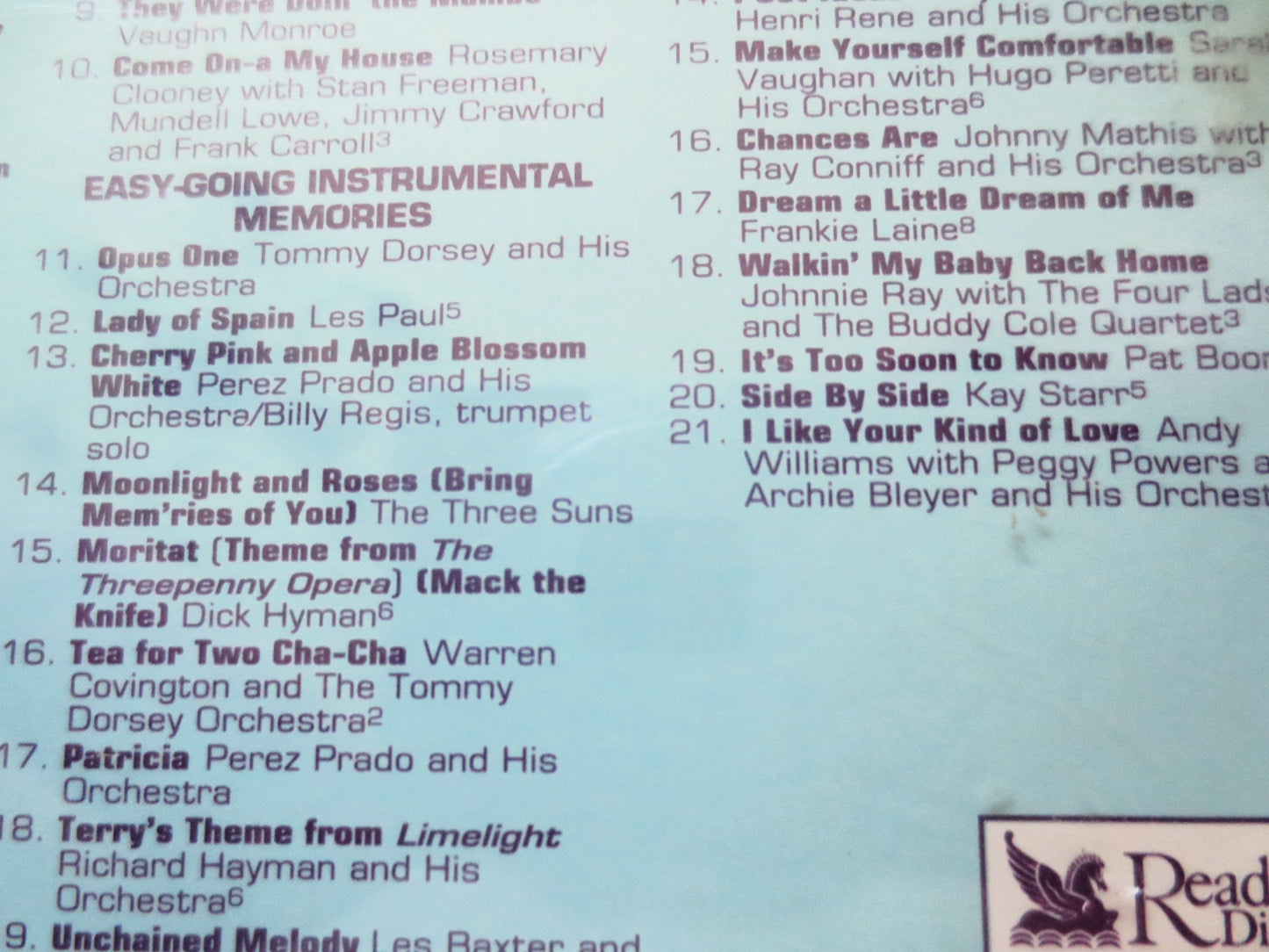 HIT PARADE, Readers Digest, 3 Disc's, 1997 Compact Disc, Vintage Cd