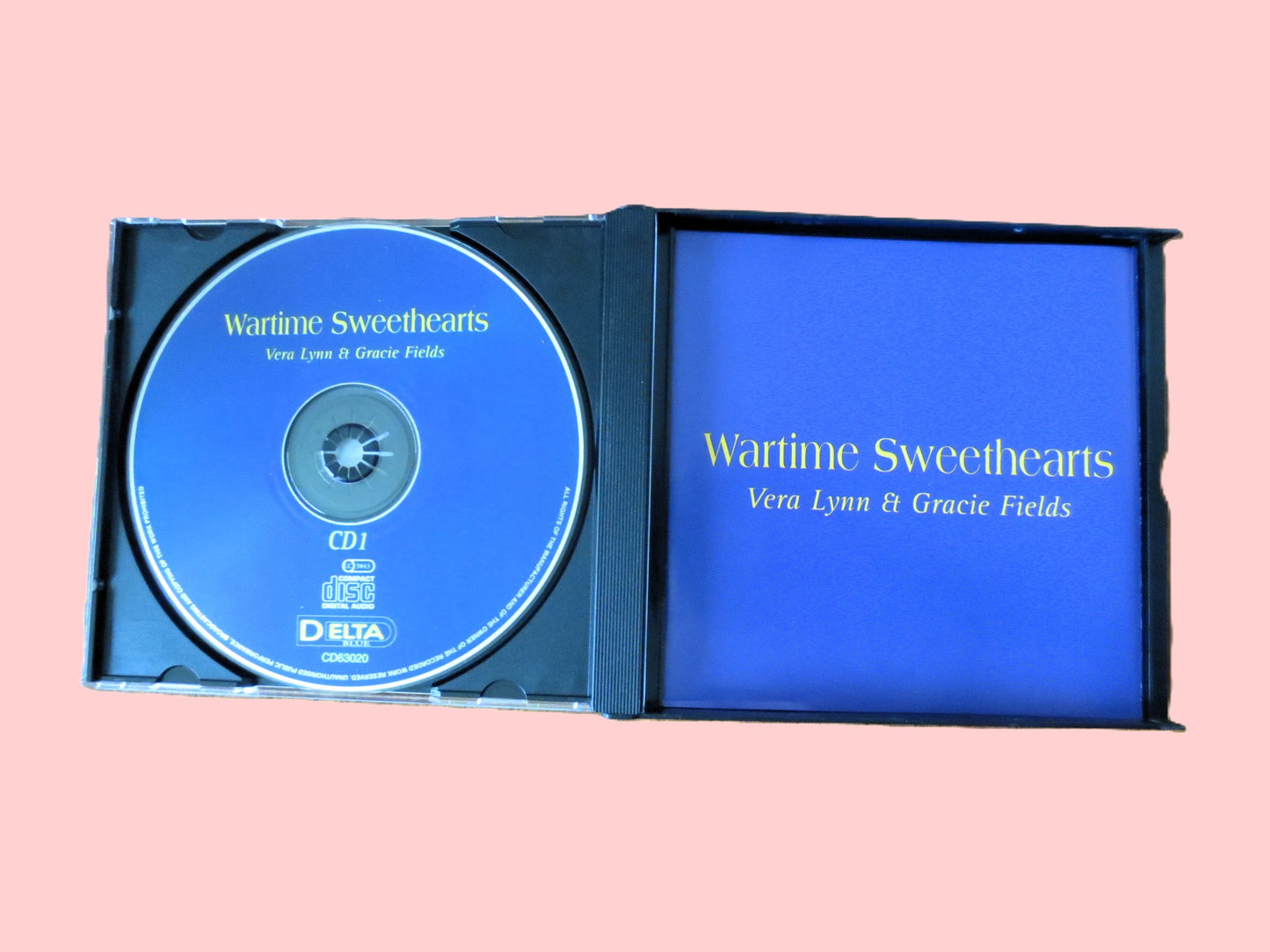 WARTIME SWEETHEARTS, Vera Lynn, Gracie Fields,  2 Disc's, 2001 Compact Disc, Vintage Cd