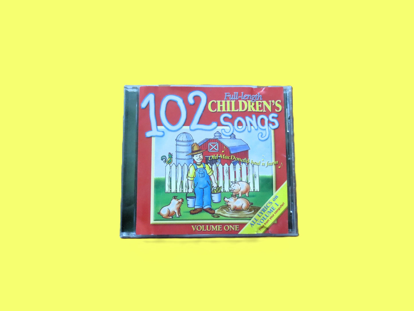 102 CHILDREN'S SONGS, Volume One, 2002 Compact Disc, Vintage Cd