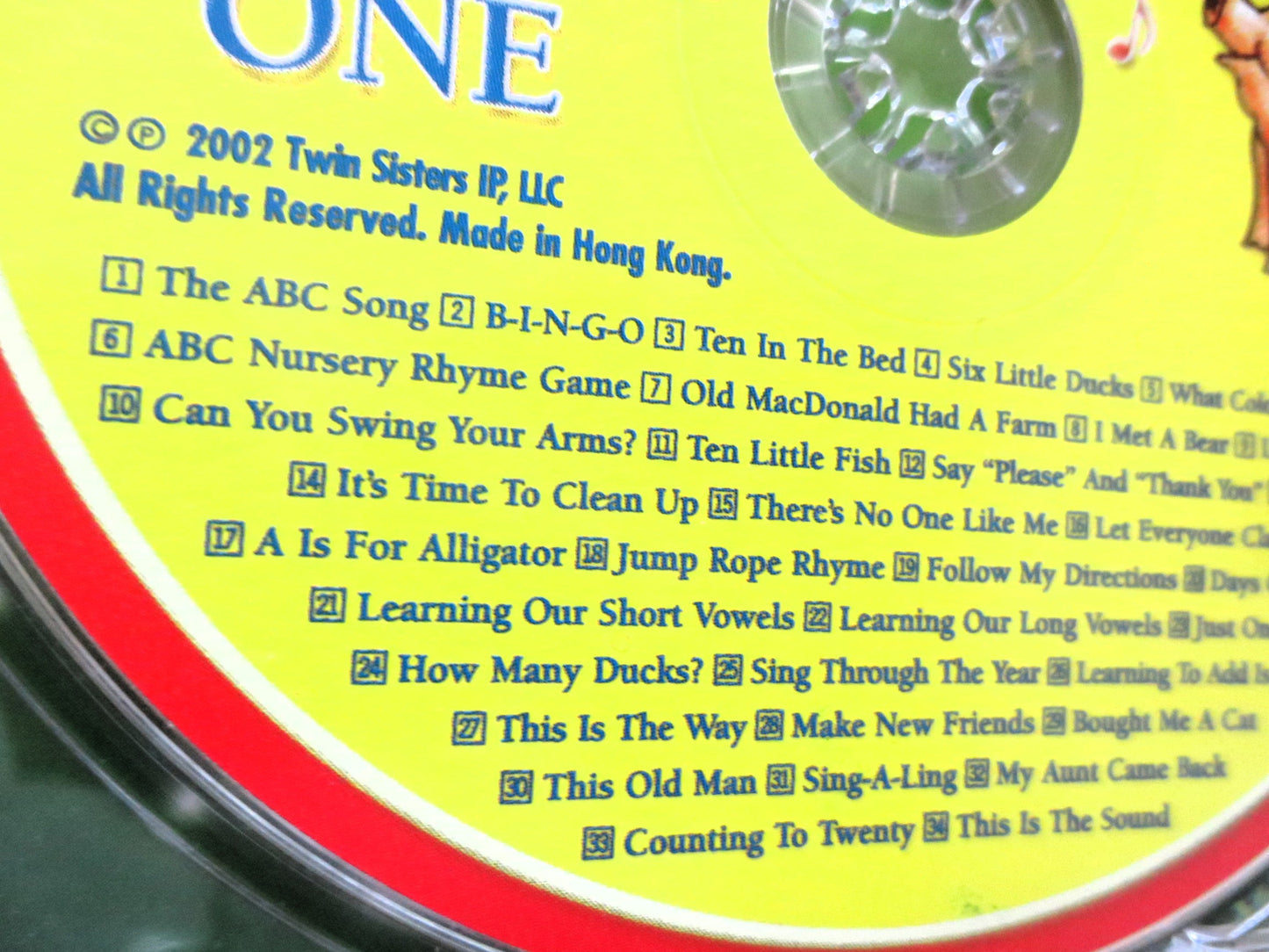 102 CHILDREN'S SONGS, Volume One, 2002 Compact Disc, Vintage Cd
