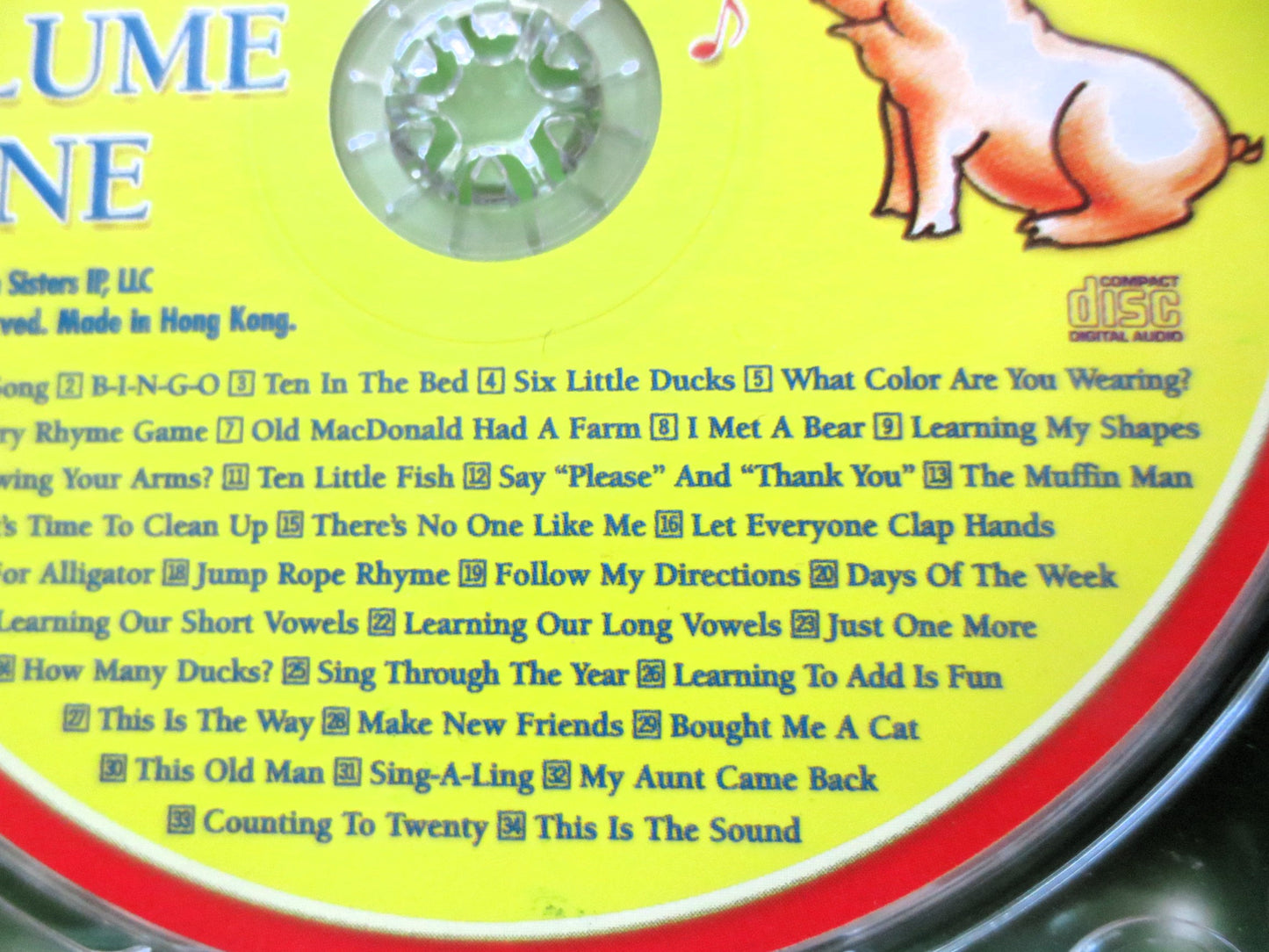 102 CHILDREN'S SONGS, Volume One, 2002 Compact Disc, Vintage Cd