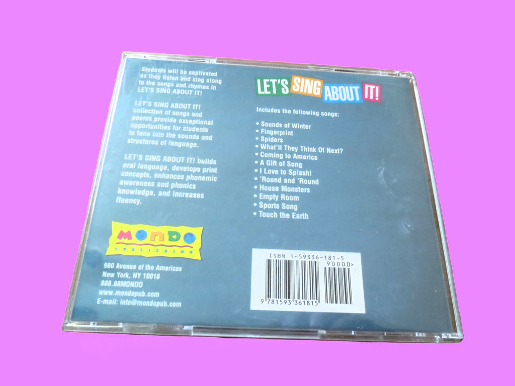 Let's Sing About It – Songs and Rhymes (CD)