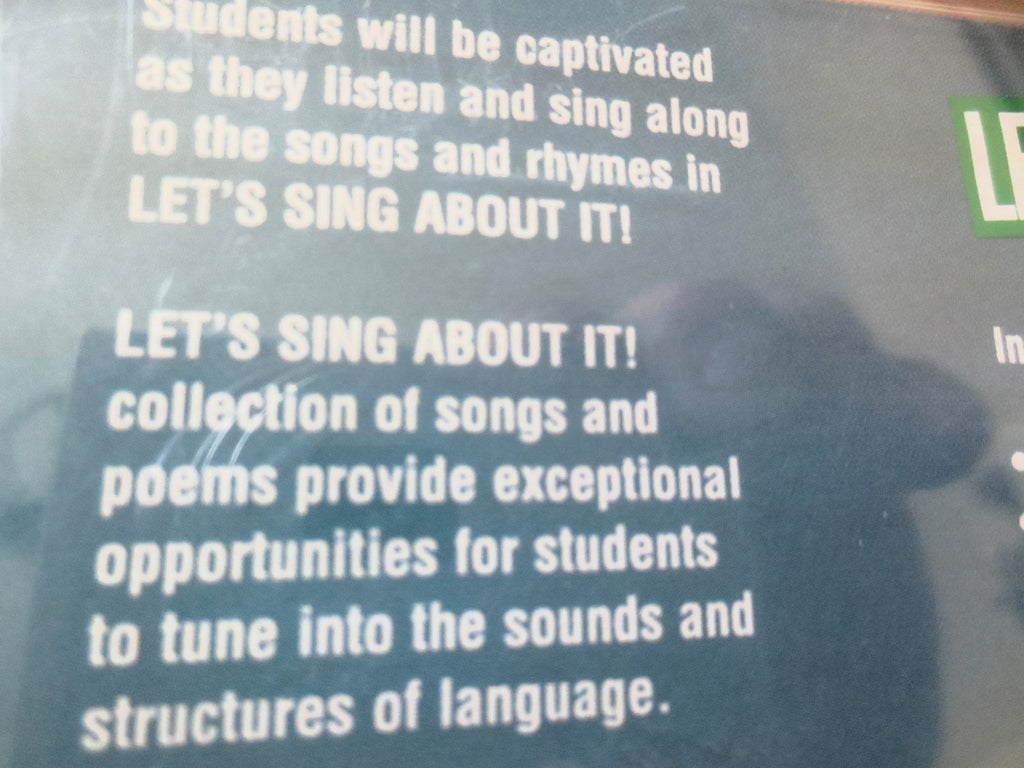 Let's Sing About It – Songs and Rhymes (CD)