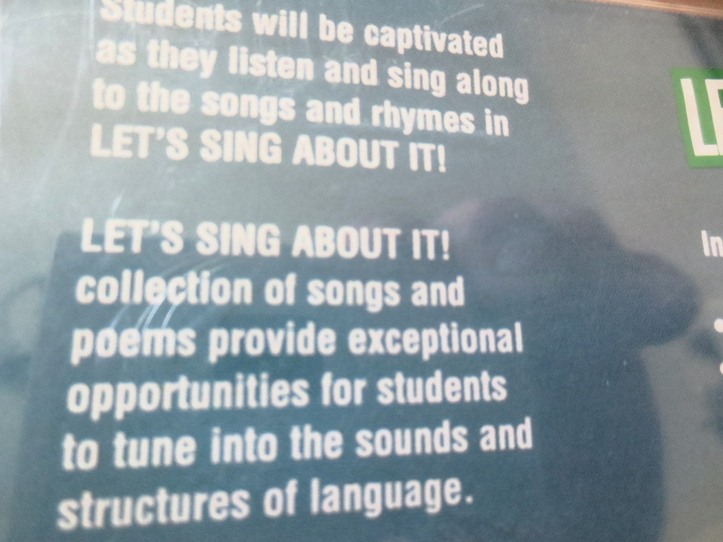 Let's Sing About It – Songs and Rhymes (CD)