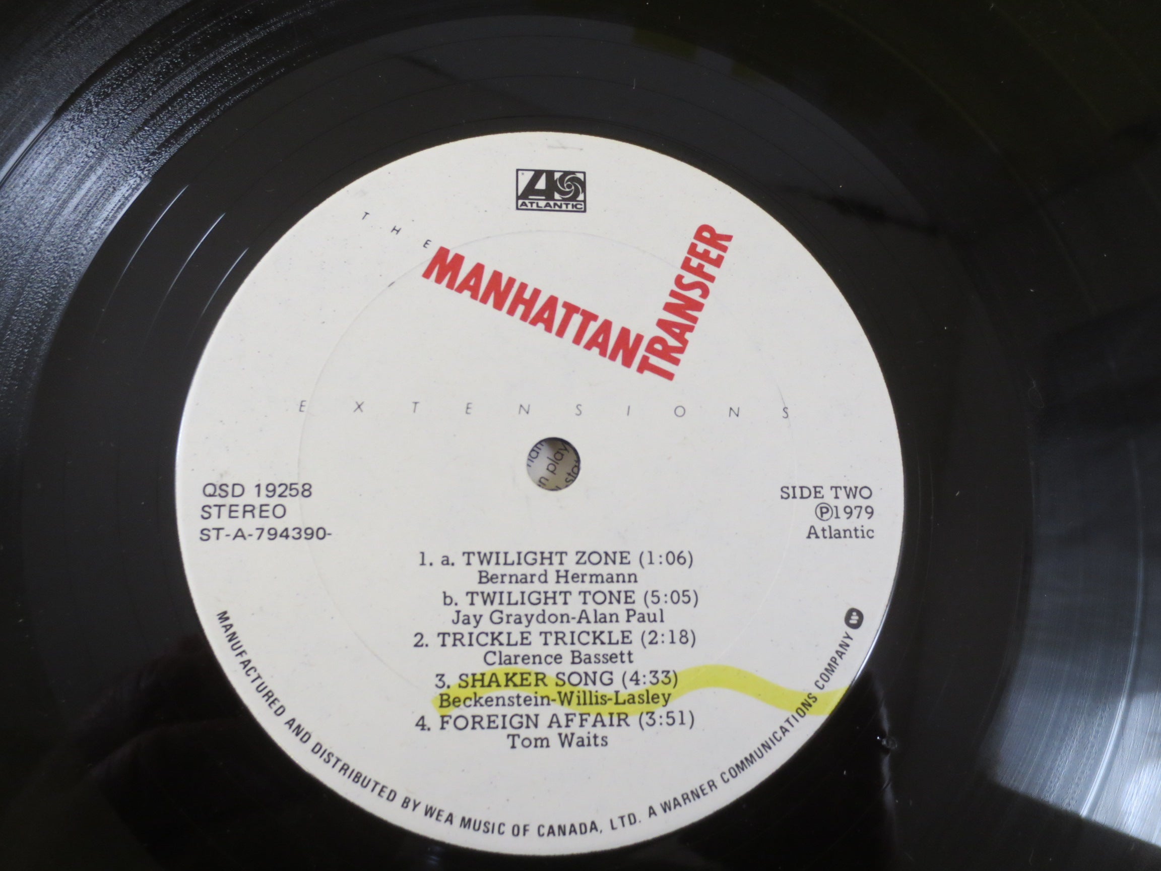 The Manhattan Transfer – Extensions (1979) Vinyl LP
