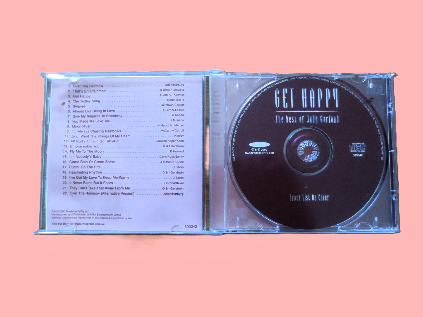 JUDY GARLAND, Get Happy, 2000 Compact Disc, Vintage Cd