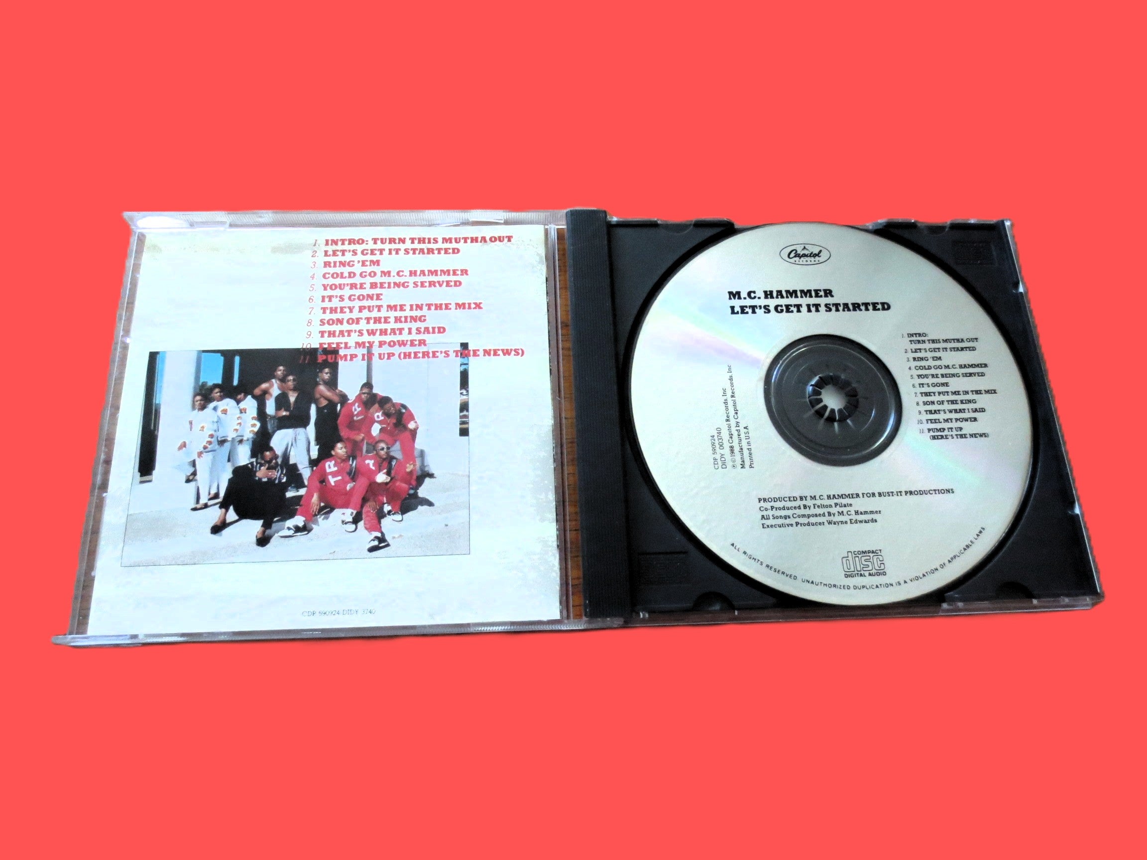 MC Hammer – Let's Get It Started (1988) CD