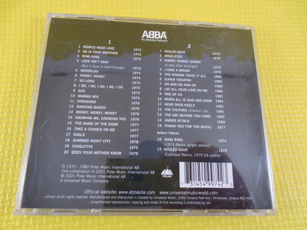 ABBA – The Definitive Collection (2001) 2xCD