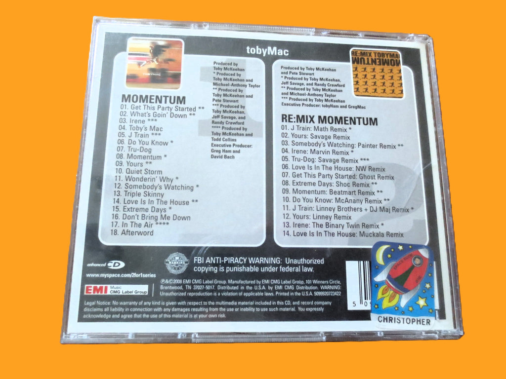 TobyMac – Momentum / Re:Mix Momentum (2CD)