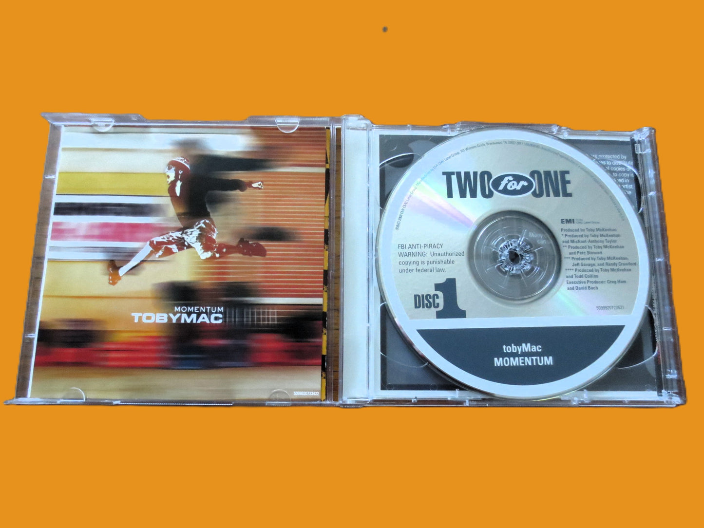 TOBYMAC, Momentum / Re:Mix Momentum, 2 Disc's, Hip Hop, Compact Disc, Vintage Cd