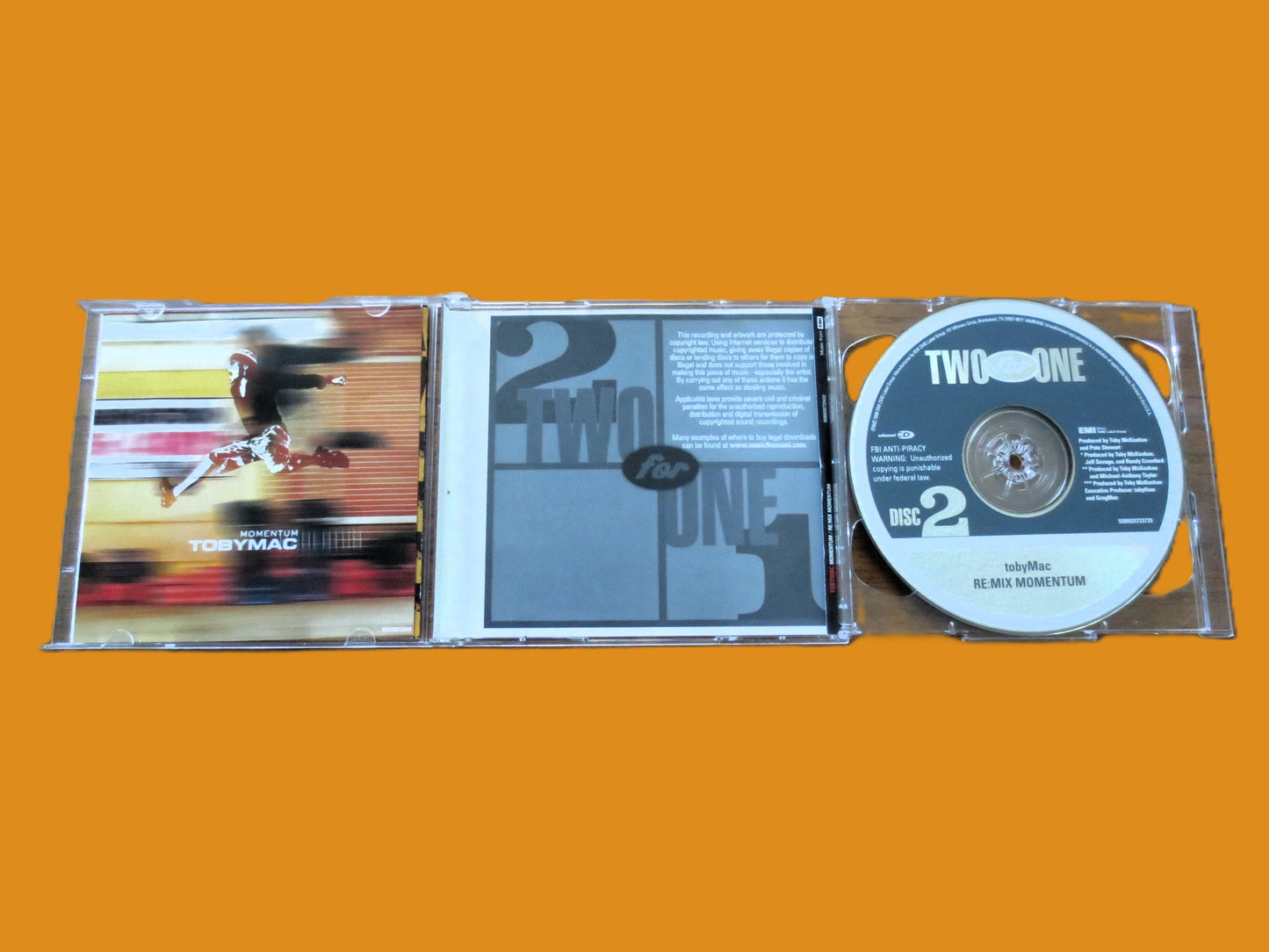 TOBYMAC, Momentum / Re:Mix Momentum, 2 Disc's, Hip Hop, Compact Disc, Vintage Cd