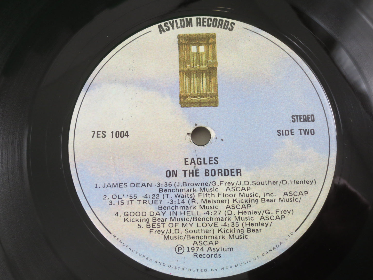 The EAGLES, On the Border, Rock Records, The Eagles Records, The Eagles Album, The Eagles Lp, Vinyl Records, 1974 Records