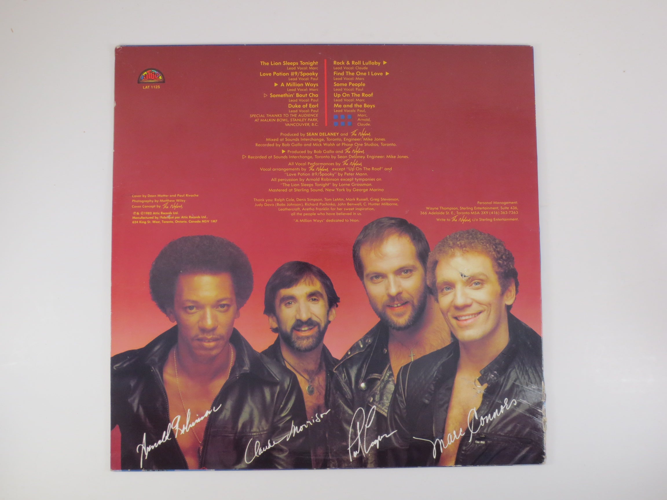 The Nylons – The Nylons (1982) Vinyl LP