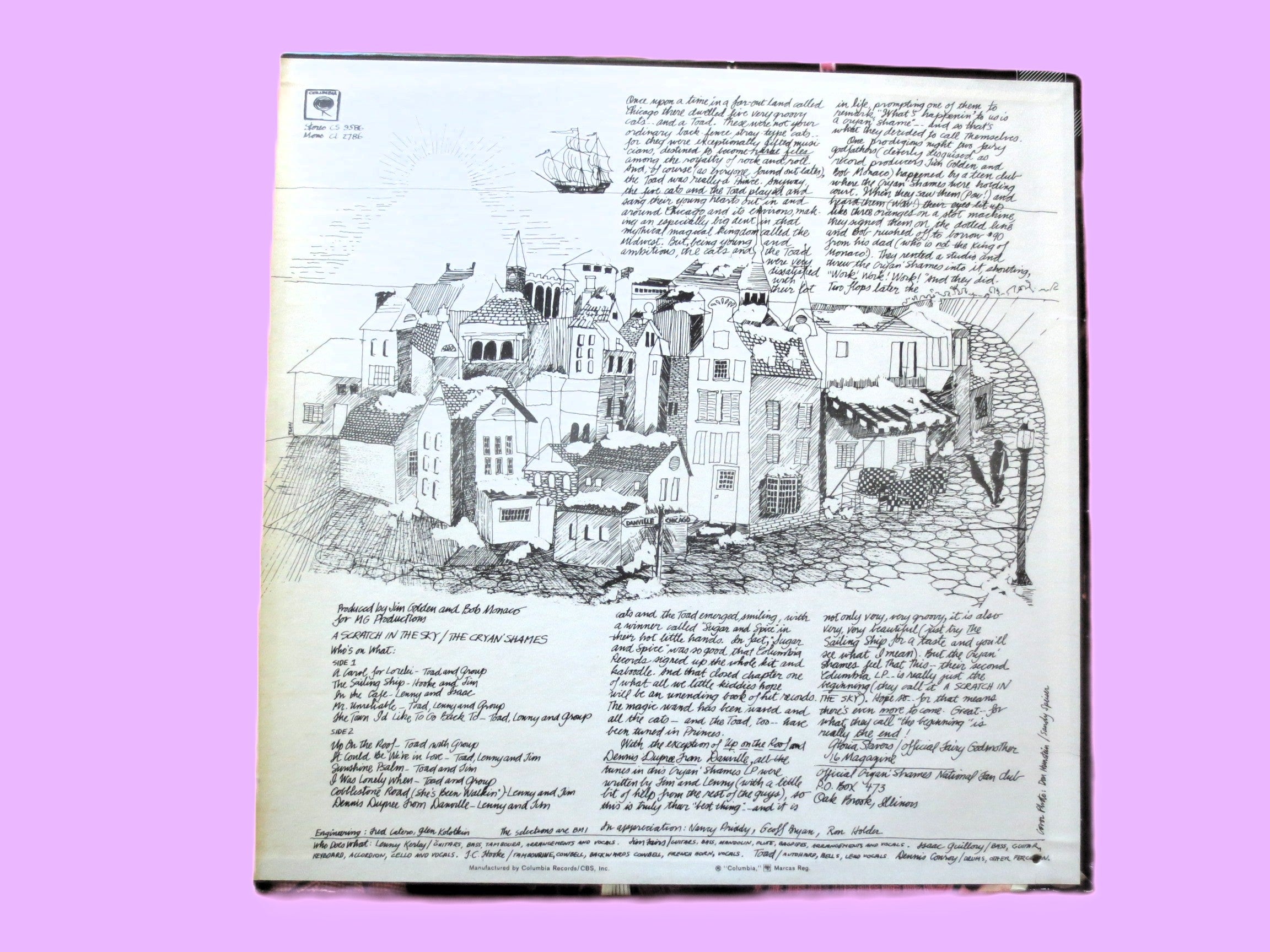The Cryan' Shames – A Scratch in the Sky (1967) Vinyl LP