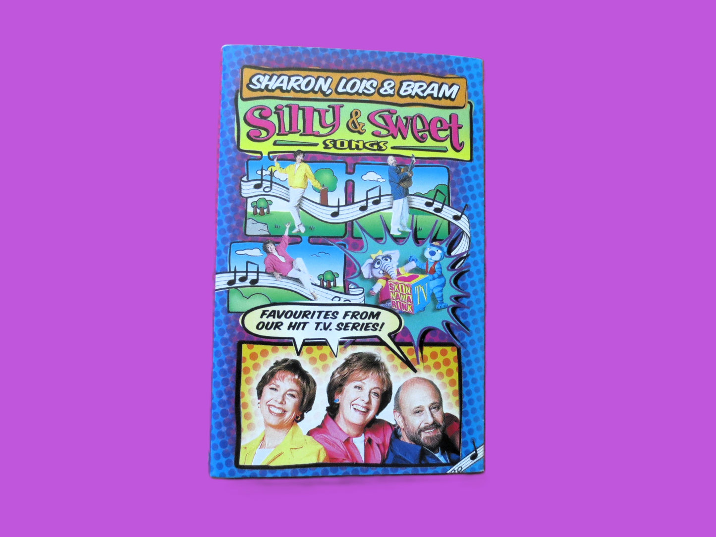 SHARON LOIS and BRAM, Silly and Sweet Songs, 1999 Cassette Tape, Vintage Tape