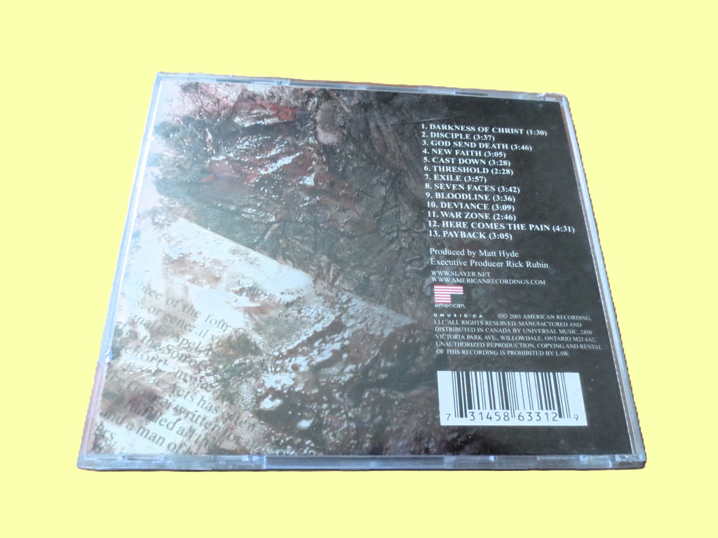 Slayer – God Hates Us All (2001) CD