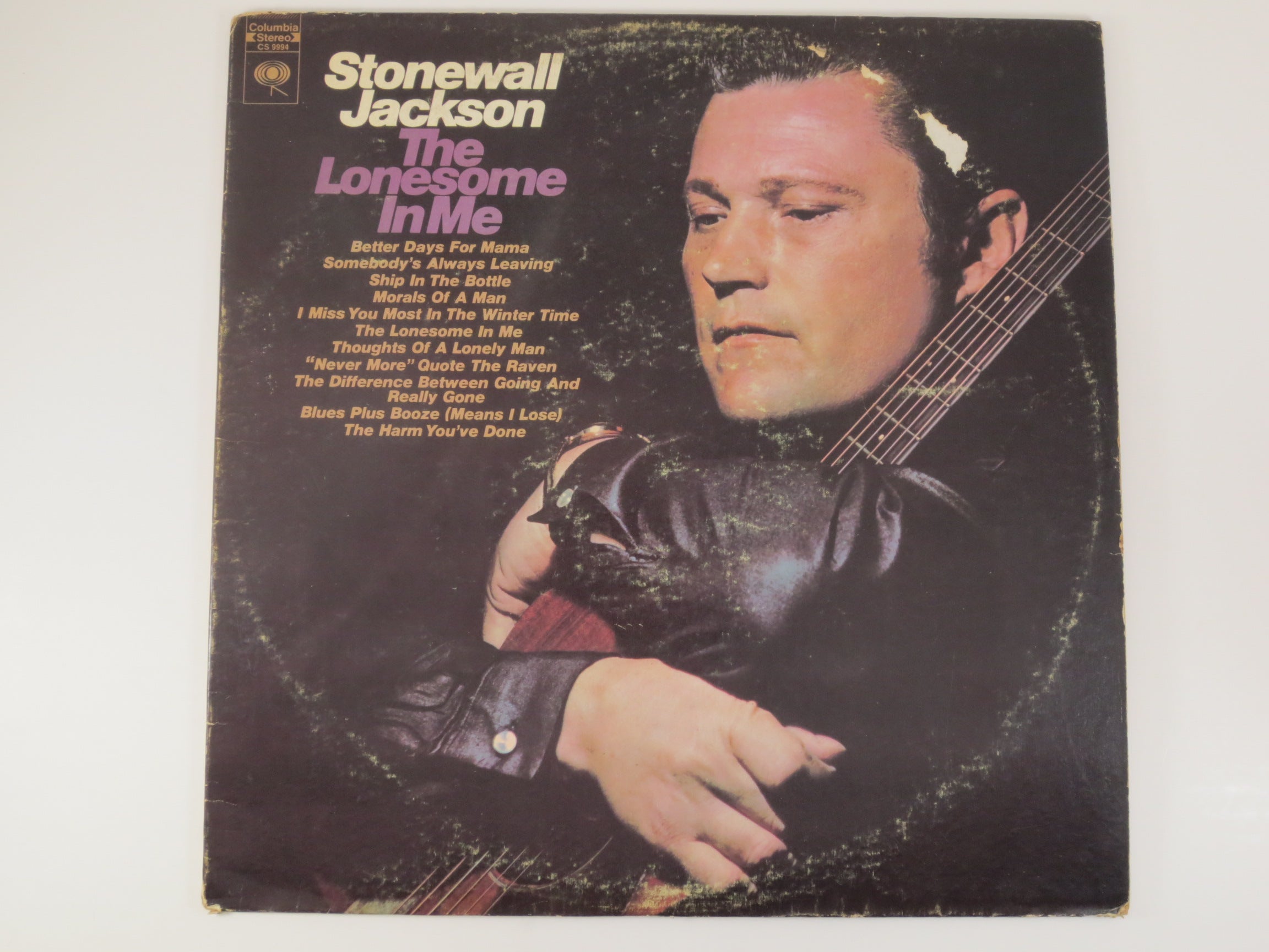 STONEWALL JACKSON, The Lonesome in Me, Vintage Album, 1970 Record, Vinyl Lp