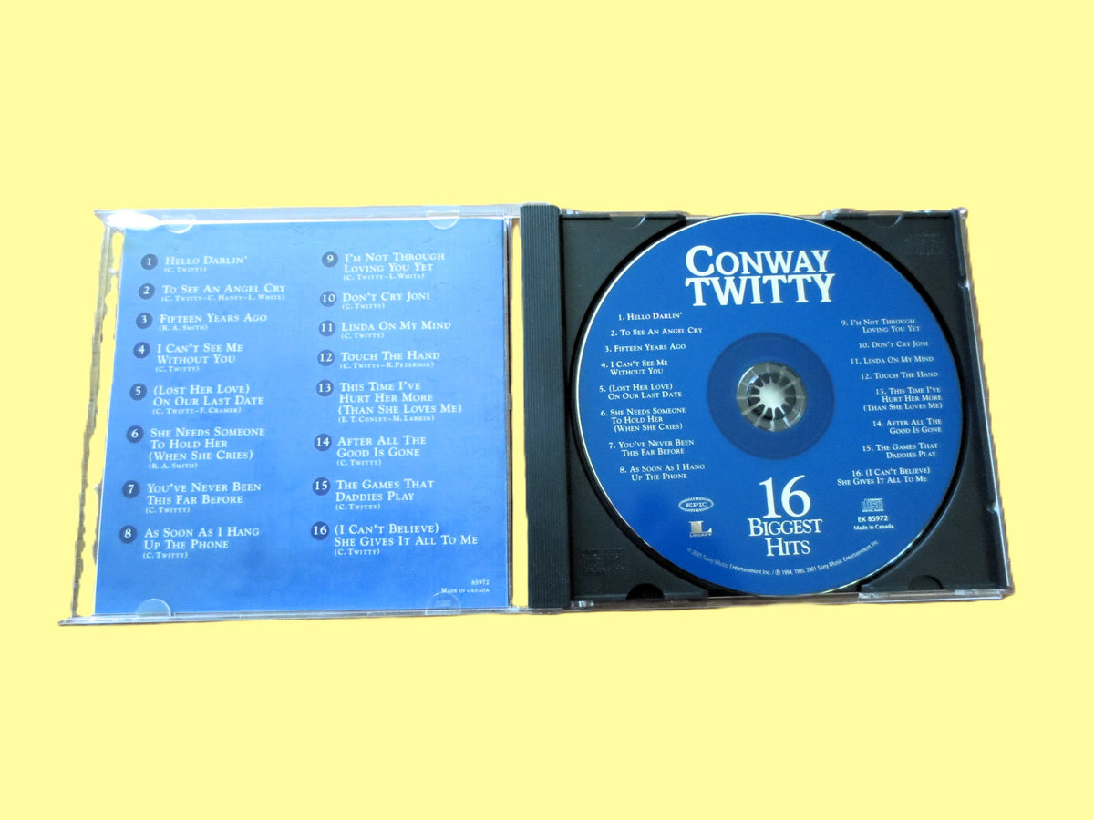 Conway Twitty – 16 Greatest Hits (2001) CD