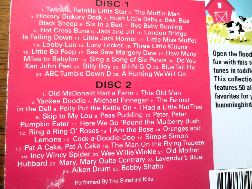 The Sunshine Kids – 50 Fun Songs for Kids (2010) 2xCD