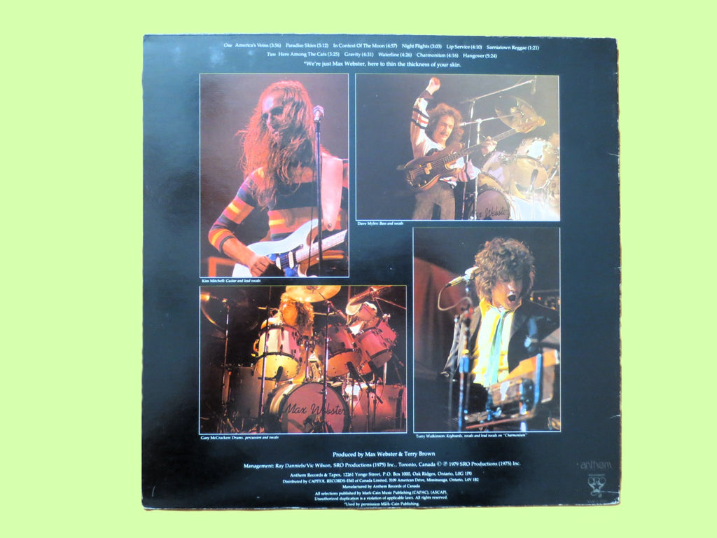 Max Webster – Magnetic Air (1979) Vinyl LP