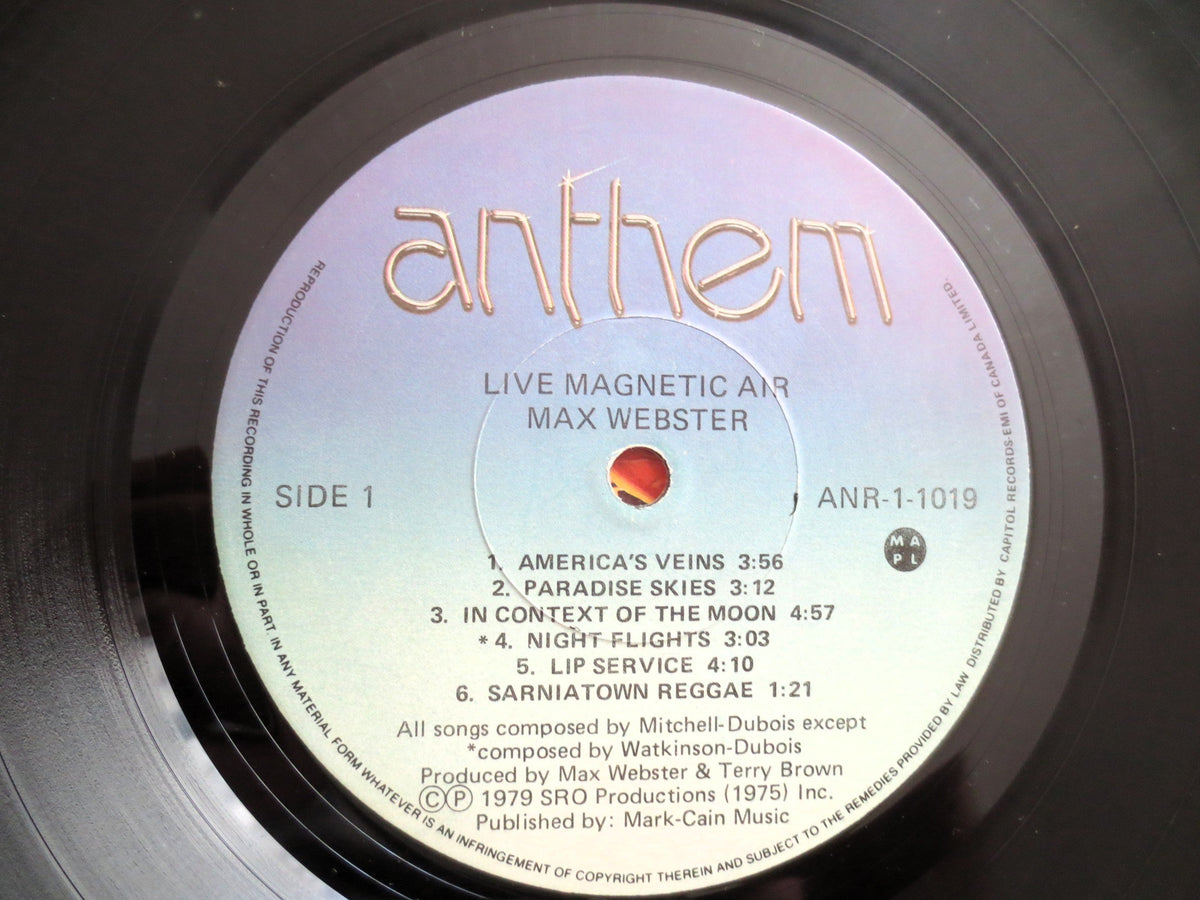 Max Webster – Magnetic Air (1979) Vinyl LP