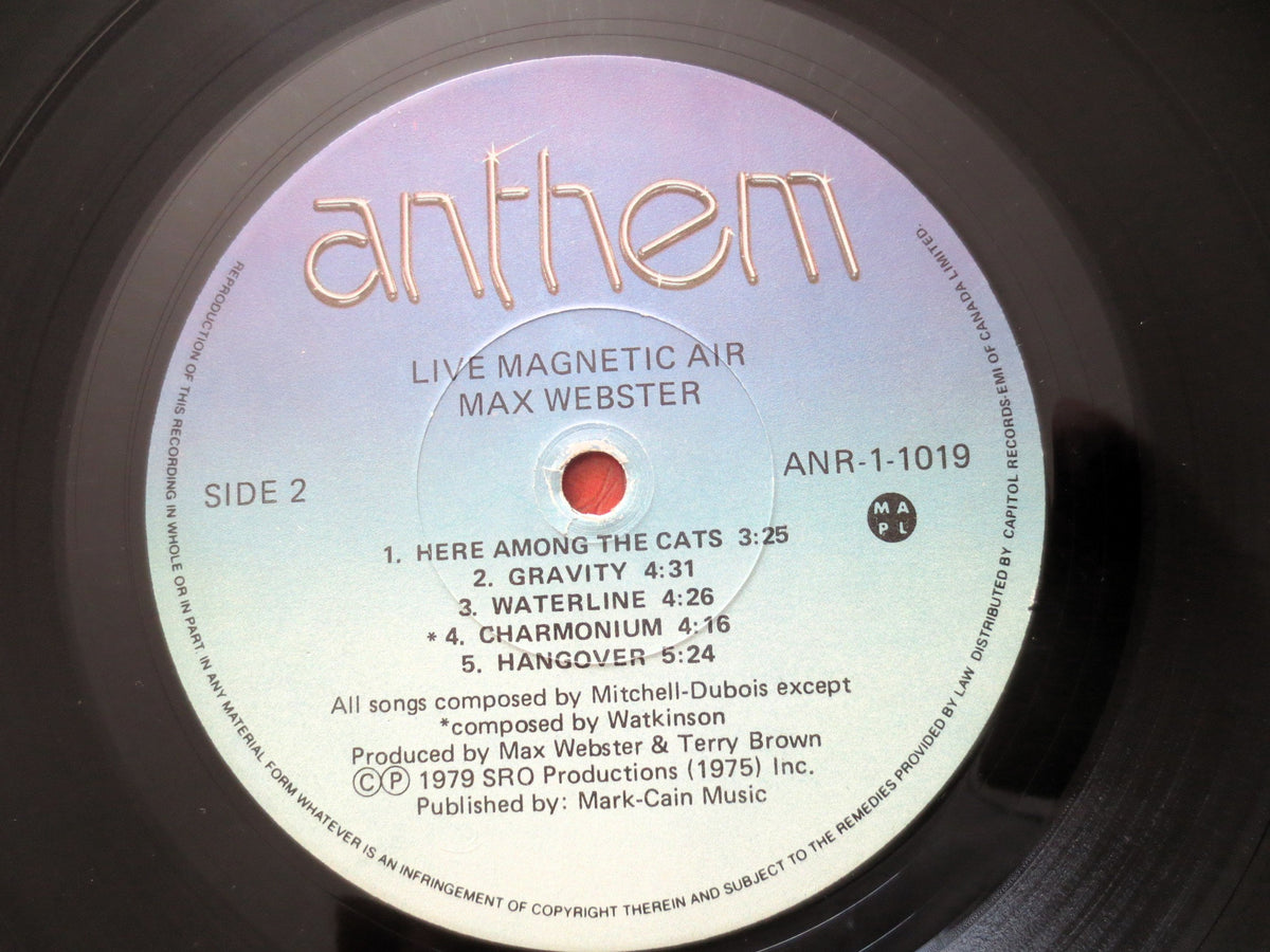 Max Webster – Magnetic Air (1979) Vinyl LP