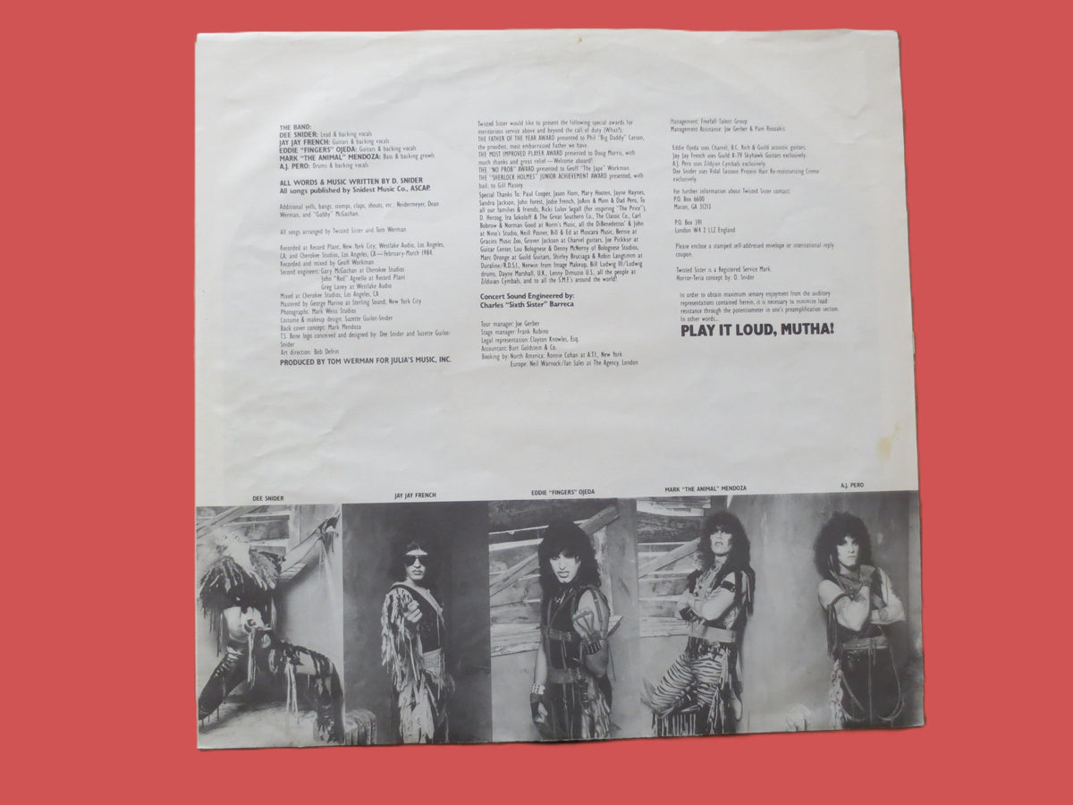 Twisted Sister – Stay Hungry (1984) Vinyl LP