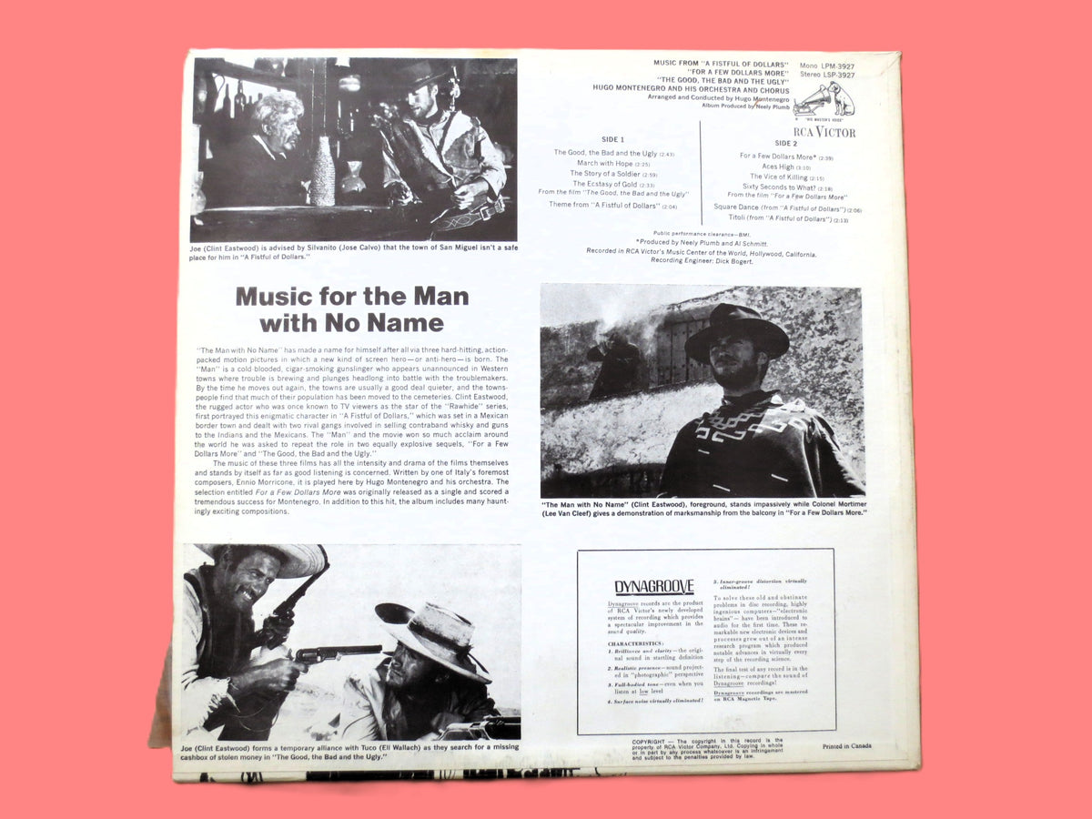 Hugh Montenegro – Music from A Fist Full of Dollars (1967) Vinyl LP