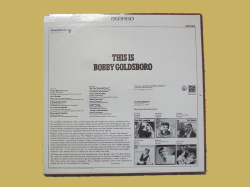 Bobby Goldsboro – This Is Bobby Goldsboro (1968) Vinyl LP — Factory Sealed