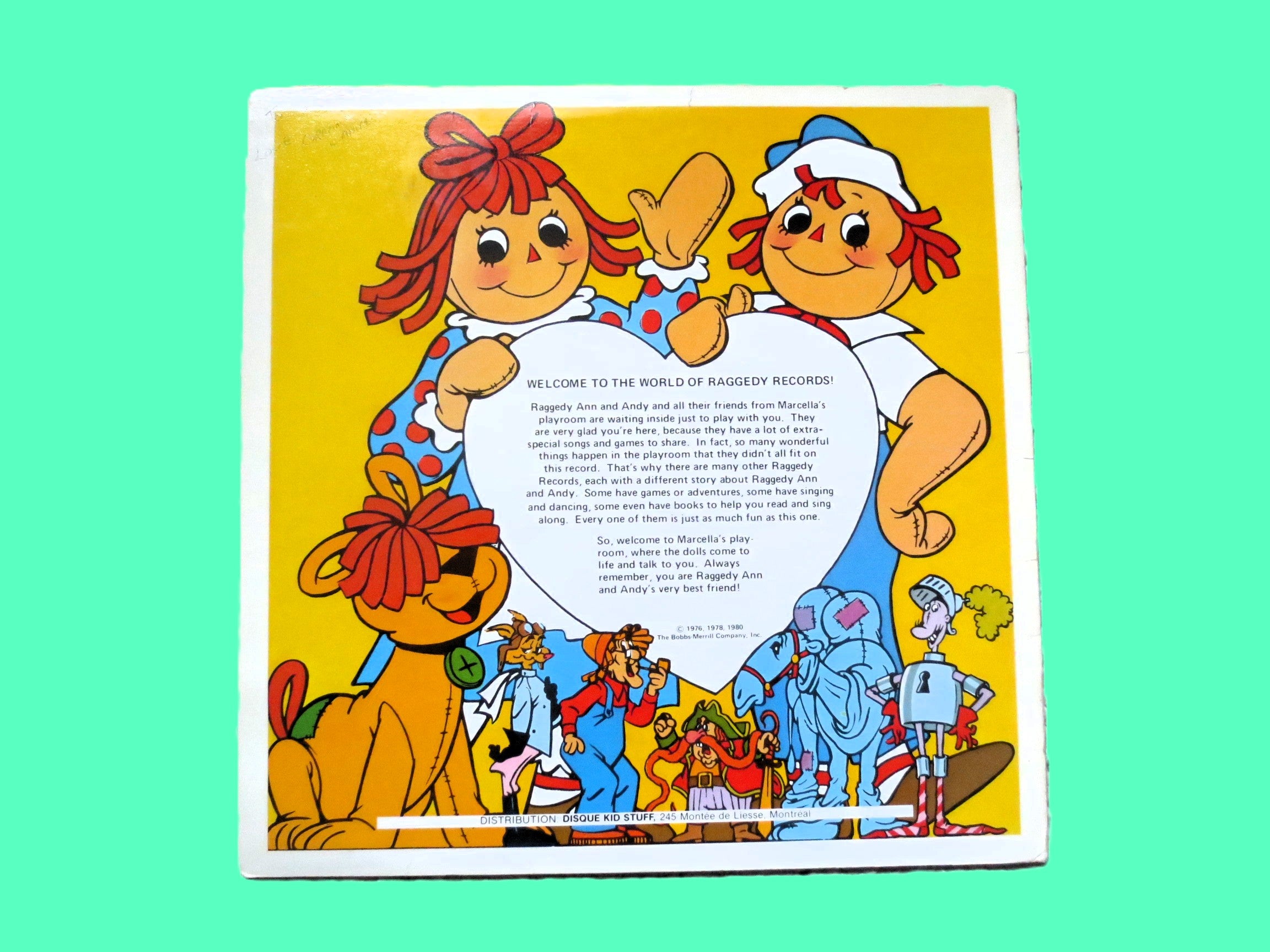 Raggedy Ann & Andy – Dance Party (1980) Vinyl LP