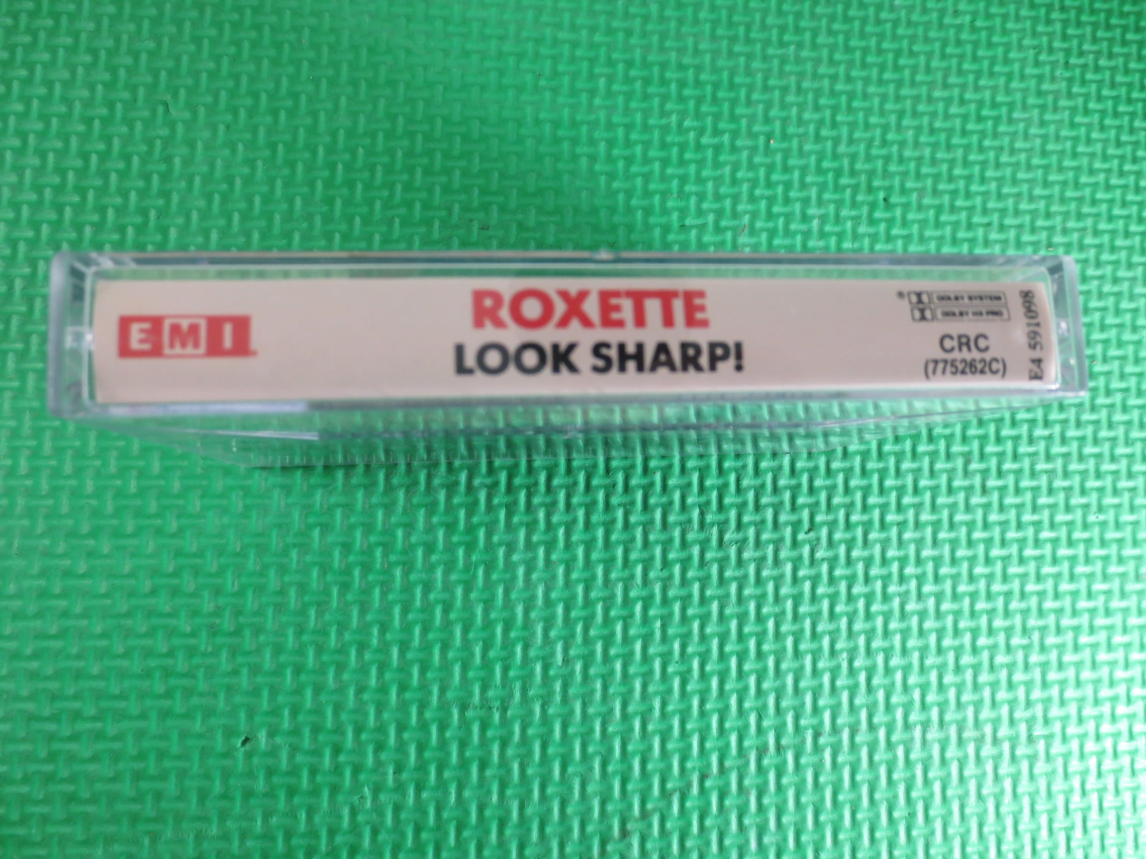 ROXETTE, LOOK SHARP, Rock Music, 1988 Cassette Tape, Vintage Cassette