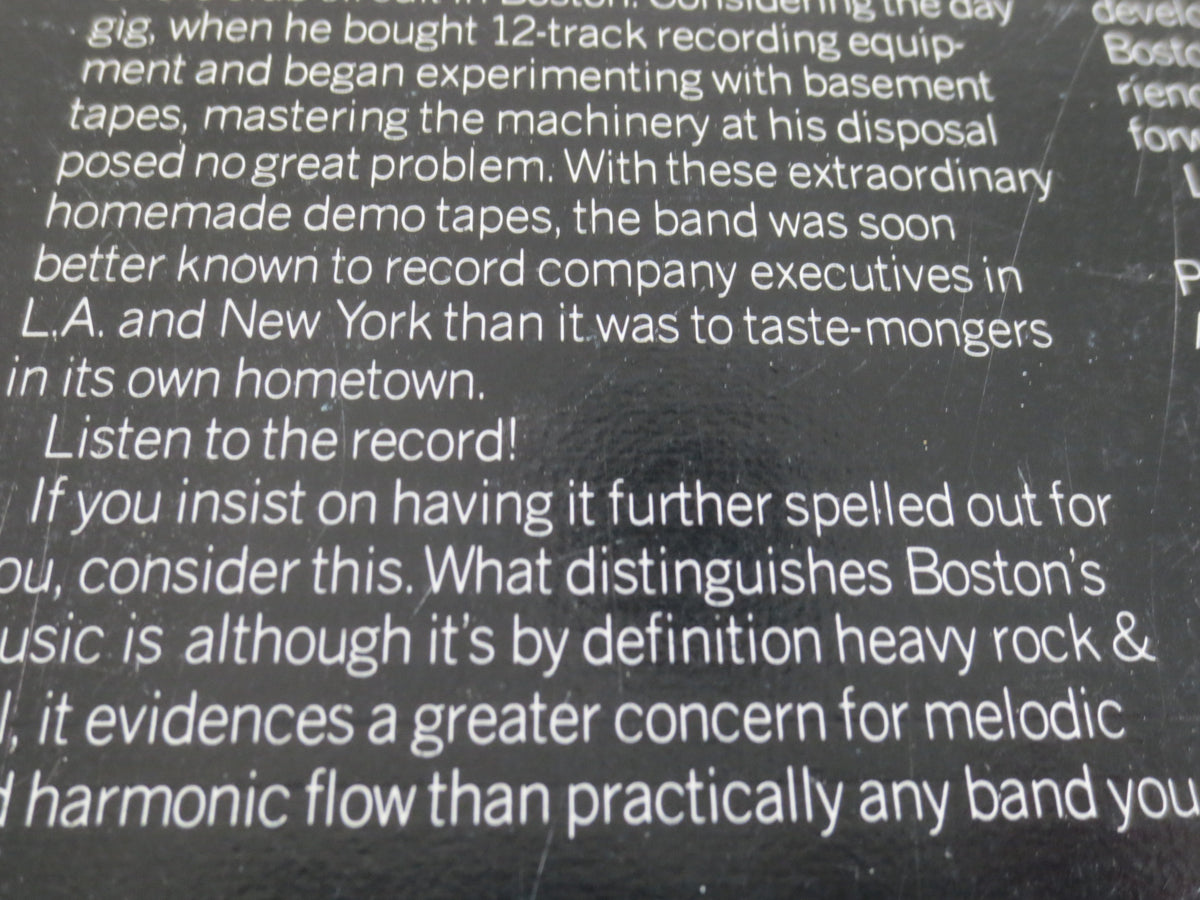 Boston – Boston (1976) Vinyl LP