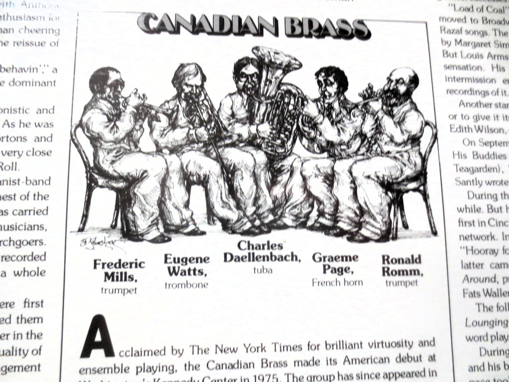 Canadian Brass – Mostly Fats (1979) Vinyl LP