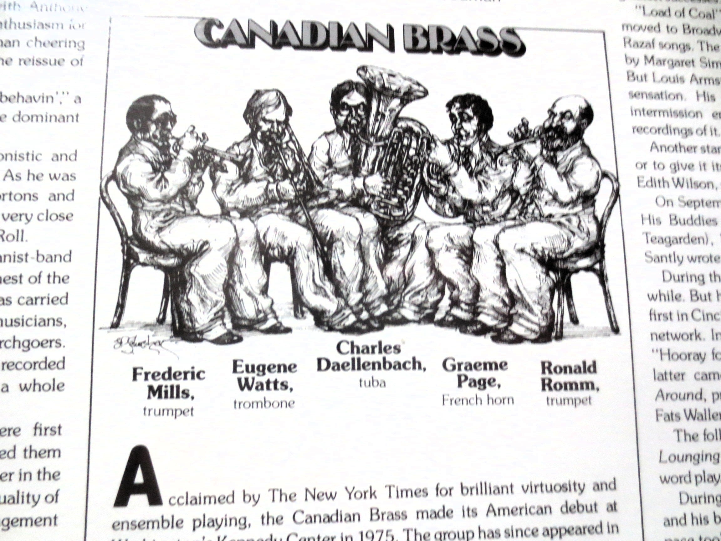 Canadian Brass – Mostly Fats (1979) Vinyl LP