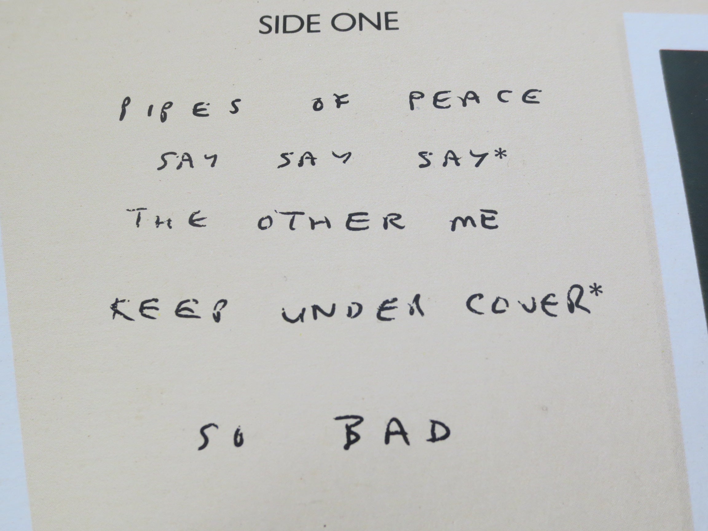 Paul McCartney – Pipes of Peace (1983) Vinyl LP