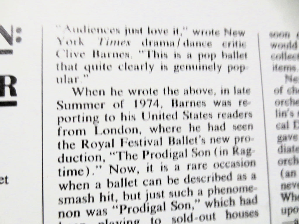 Scott Joplin – The Entertainer Ballet (1974) Vinyl LP