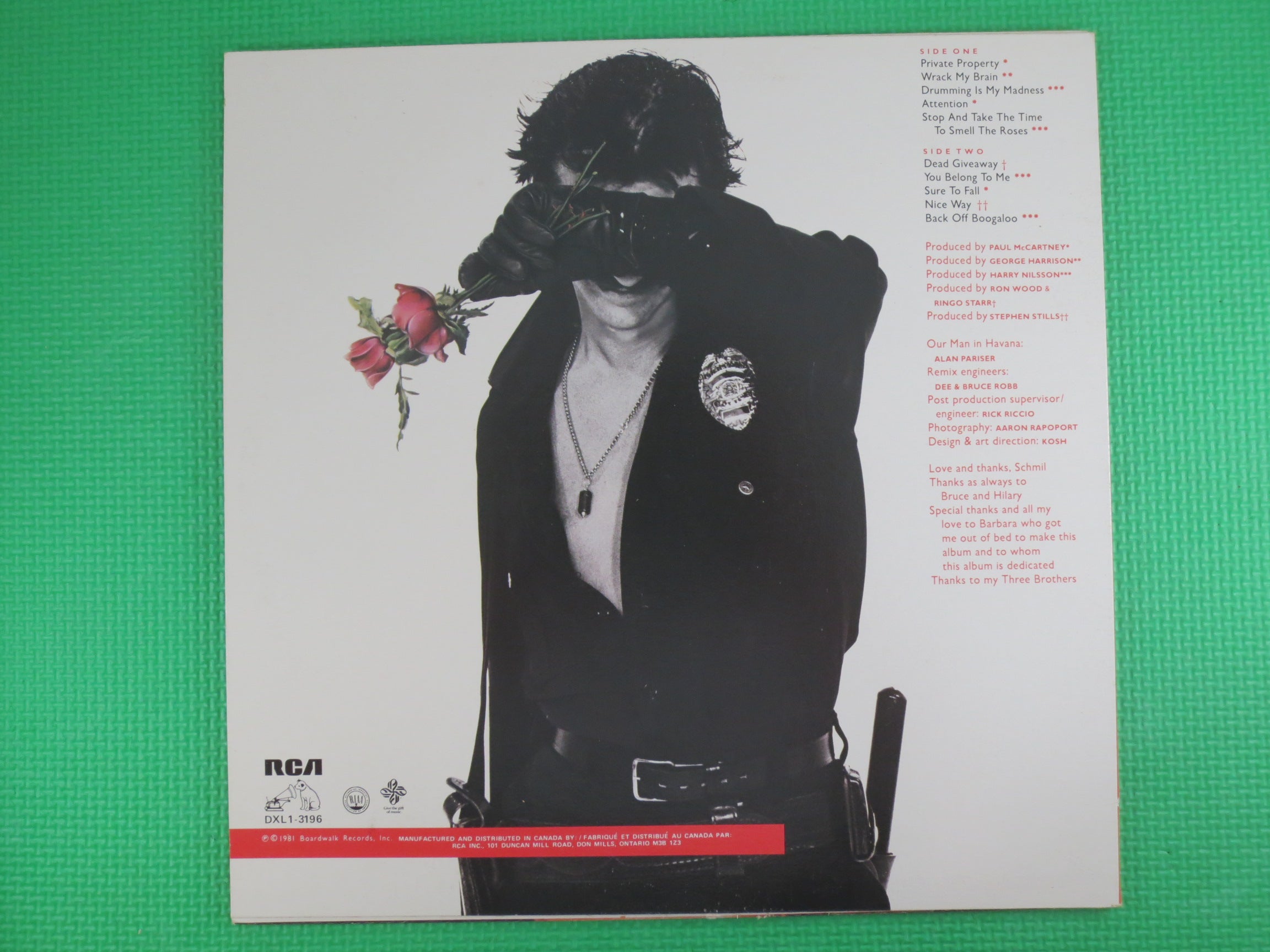 Ringo Starr – Stop and Smell the Roses (1981) Vinyl LP