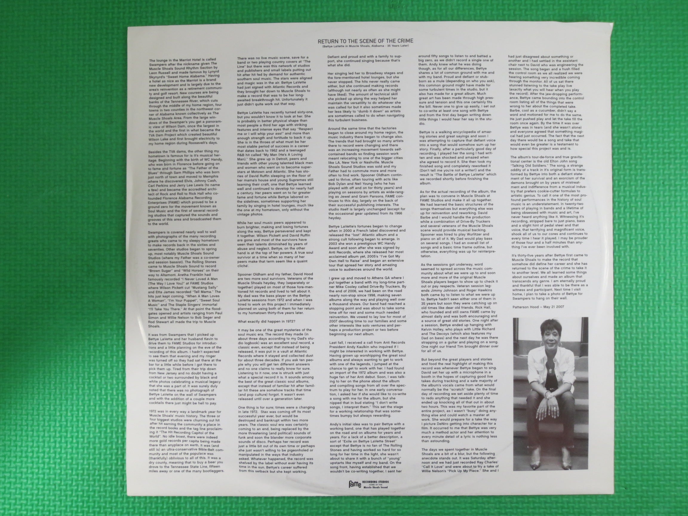 Bettye LaVette – Scene of the Crime (2007) Vinyl LP