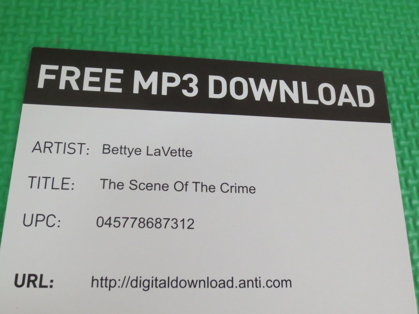 BETTYE LaVette, SCENE of the CRIME, Bettye LaVette Album, Bettye LaVette Vinyl, Bettye LaVette Lp, Funk Album, Vintage Records, Soul Records