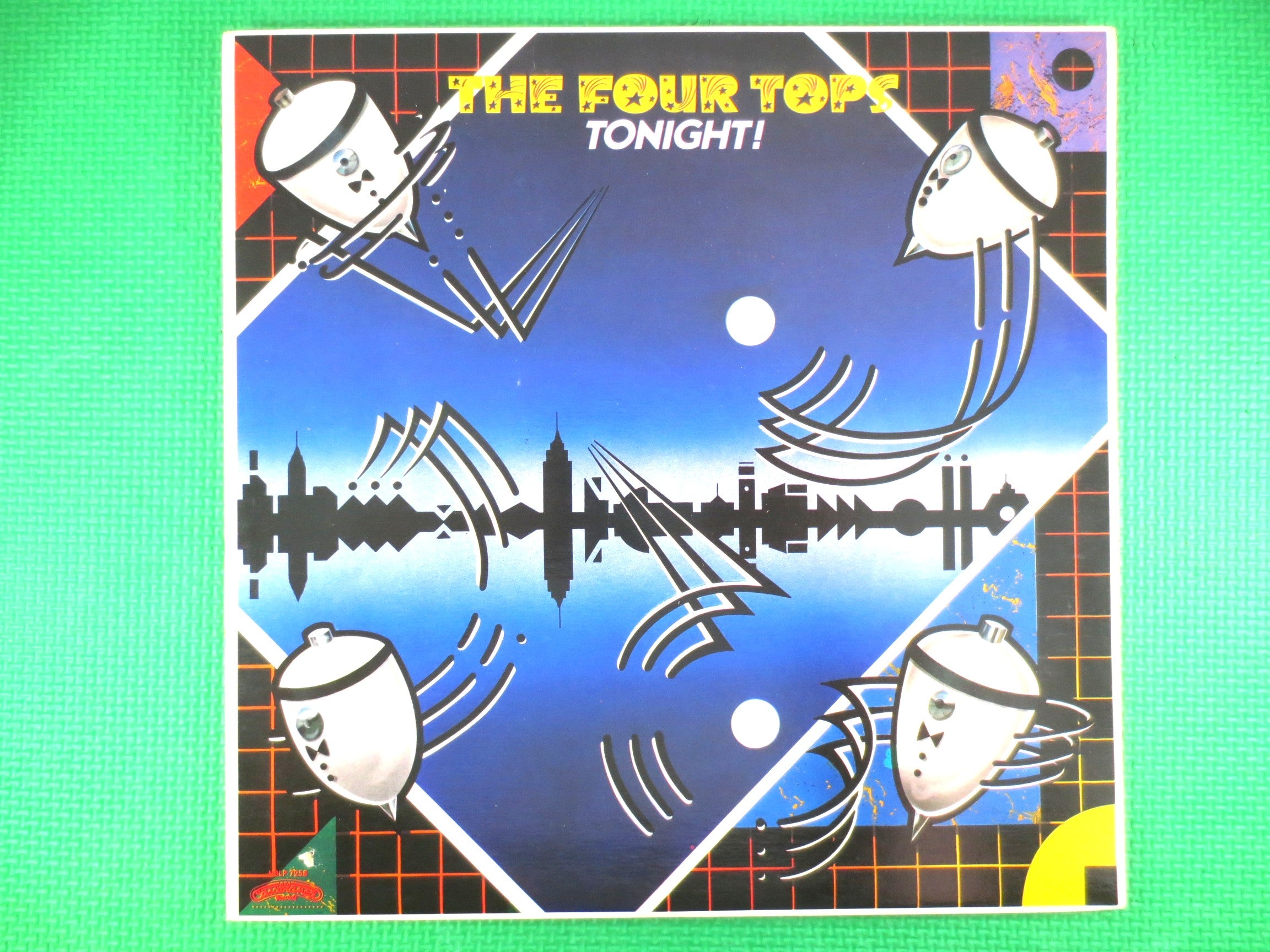 The FOUR TOPS, Tonight!, Vintage Album, 1981 Record, Vinyl Lp