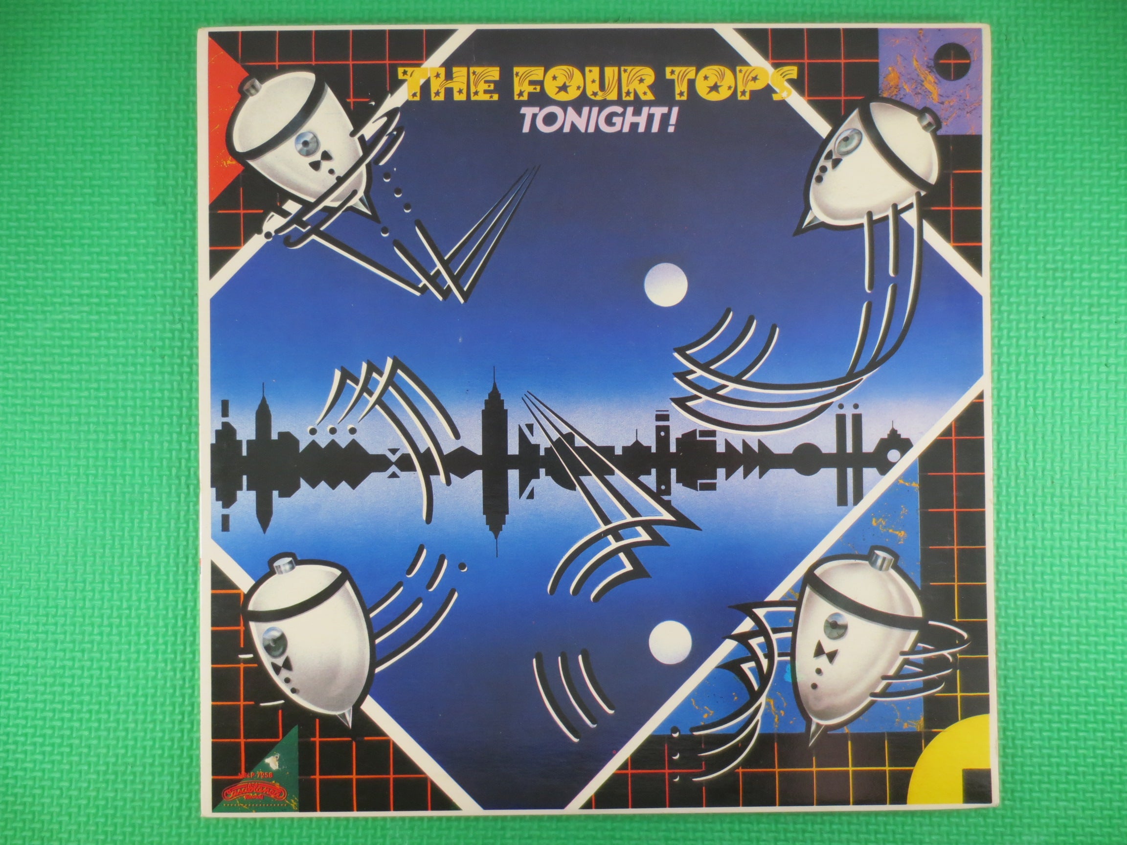 The FOUR TOPS, Tonight!, Vintage Album, 1981 Record, Vinyl Lp