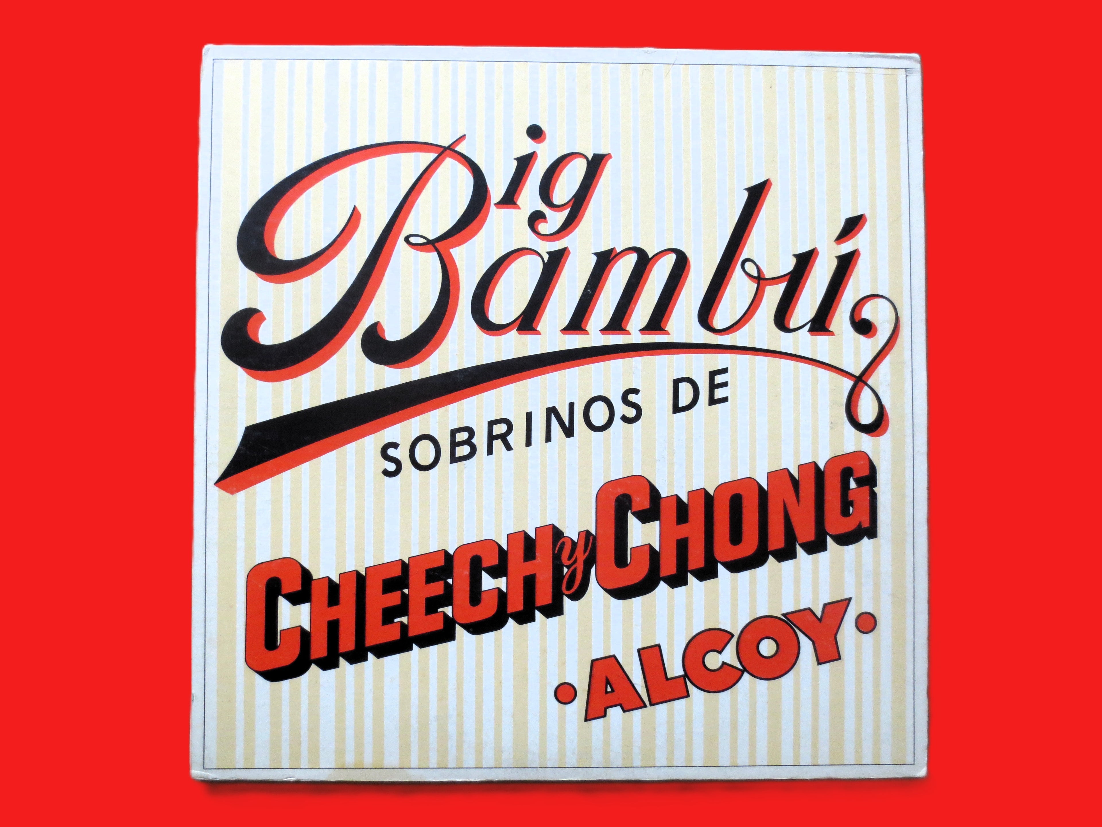 Cheech & Chong – Big Bambu (1972) Vinyl LP (Includes Rolling Paper)
