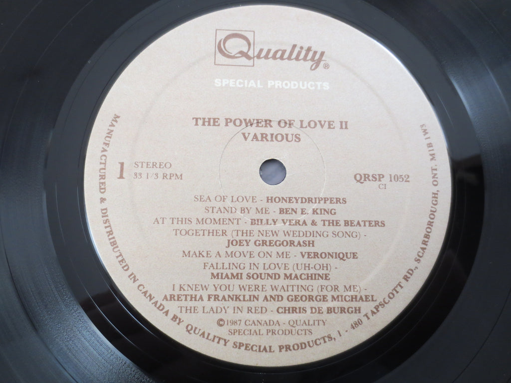 The POWER of Love II: Radio CHOK 1070 Promo Album, 1987 Record, Vintage Lp